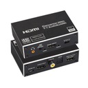 Konwerter ATMOS ekstraktor ARC eARC do HDMI audio, Czarny