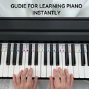 Руководство по нотам для начинающих учиться игре на фортепиано, 1 шт.