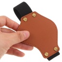 5PCS DURABLE MOTOCIKLAS GEAR SHIFT SHOE PROTECTOR PAD BROWN PU  фото 16