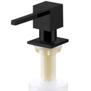 КВАДРАТНЫЙ ЧЕРНЫЙ ДИСПЕНСЕР ЖИДКОСТИ ДЛЯ РАКОВИНЫ