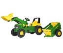 ПЕДАЛЬНЫЙ ТРАКТОРНЫЙ ПРИЦЕП JOHN DEERE ROLLY TOYS ПРИЦЕПНЫЙ КОВШ 3-8 лет