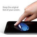 Spigen Glas.TR Slim - Szkło hartowane do iPhone SE (2022 / 2020) / 8 / 7 Konstrukcja otwory na czujniki/przyciski powłoka oleofobowa zaokrąglone krawędzie zaokrąglone rogi