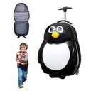 Detský kufor Kabínový Cestovný na Kolieskach Pre Deti Penguin Dominujúca farba červená