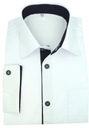 Рубашка с длинными рукавами белая для мальчика, польский 35 158
