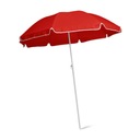 Красный УФ-легкий садовый пляжный зонт