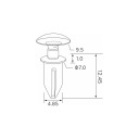 ЗАЖИМЫ MONTAZOWE GM CHRYSLER 10 ШТ EINPARTS  фото 6
