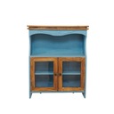 Кухонный шкаф в стиле ретро — синий стиль