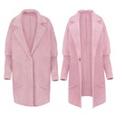 ПАЛЬТО АЛЬПАКА, ШЕРСТЯНОЙ ВОРОТНИК, ПОРОШКОВЫЙ РОЗОВЫЙ