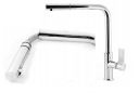 Смеситель для кухни, ВЫДВИЖНОЙ ИЗЛИК, ХРОМ, РАКОВИНА