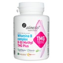 2x Aliness Vitamín B komplex B-50 Methyl plus TMG Únava Imunita 100k Stav balenia originálne