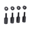 4PCS КОМПЛЕКТА DO ВСТАНОВЛЕННЯ СИДІННЯ 2 -ДЮЙМОВІ ЧОРНІ NIEZAWODNE, GZ  (17956909072) фото min 9