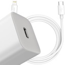 BASEUS ŁADOWARKA USB-C + KABEL PRZEWÓD DO IPHONE PD POWER DELIVERY 20W