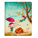 Картонная книга + аудиокнига английский польский дети Генри и Ханны