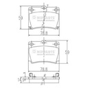 SABOTS DE FREIN ARRIÈRE MITSUBISHI PAJERO II 2.4-3.0 98-00 3 2.5 00-06 photo 2 - milautoparts-fr.ukrlive.com