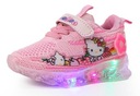 Кроссовки Hello Kitty, детская обувь со светодиодной подсветкой