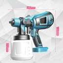 Электрический краскораспылитель, совместимый с Makita 18V 3SPRAY