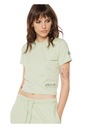 Koszulka ELLESSE damska crop t-shirt zielona krótki luźny EU 40 Płeć kobieta