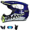 ШЛЕМ NA HULAJNOGE ЕЛЕКТРИЧЕСКАЯ CROSS ENDURO QUAD BMX ШЛЕМ ОЧКИ REKAWICZKIXL  фото 16