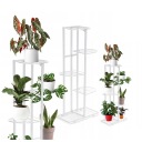 МЕТАЛЛИЧЕСКАЯ ПОДСТАВКА ДЛЯ ЦВЕТОВ, ПОЛКА, 6 ПОЛОК, белый, ДЛЯ РАСТЕНИЙ