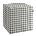 Украшение Серый пуф-куб