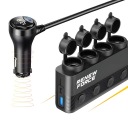 РАСПРЕДЕЛИТЕЛЬ ГНЕЗДА ПРИКУРИВАТЕЛЯ RENEW FORCE 12V/24V 4X GNIAZDO, 3X USB  фото 7