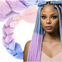 WŁOSY SYNTETYCZNE DO WARKOCZYKÓW KOLOROWE WARKOCZYKI DOCZEPIANE DŁUGIE 120