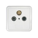 AXING SSD 2–10 отсеков Сквозной RTV/SAT 10 дБ + корпус