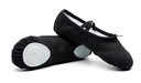 Танцевальные туфли для балерин, балетные цвета, размер 27, черные