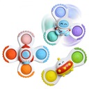 СПИННЕР С ПРИСОСКОЙ СЕНСОРНАЯ ВАННА ПОДАРОЧНАЯ ПОГРЕМКА 3 ШТ.