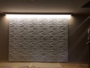 Потолочные кессоны БЕЛЫЕ стеновые панели DECORATIVE 3D FLOW 50х50см