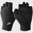 4F ВЕЛОСИПЕДНЫЕ ПЕРЧАТКИ С ГЕЛЕВЫМИ ВСТАВКАМИ УНИСЕКС, ЧЕРНЫЕ SS24