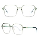 OKULARY ZERÓWKI KOBIECE DAMSKIE DUŻE KWADRATOWE OPRAWKI BLUE LIGHT BLOCK