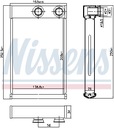 WYMIENNIK CIEPLA INTERIOR POJAZDU NISSENS 72669 