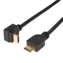 УГОЛ КАБЕЛЯ HDMI 2.0 90° СВЕРХУ FULL HD 4K 3D ВИДЕО АУДИО HDR 1,5 М