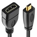 Кабель HDMI (F) MICRO HDMI (M) 1,4 4K АДАПТЕР