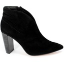 Členkové čižmy Caprice 9-25316-25 004 Black Suede Black Sk Značka Caprice