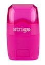 ДВОЙНАЯ ТОЧИЛКА С ЛАСТИКОМ STRIGO PINK