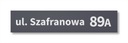 Адресная табличка с номером дома АЛЮМИНИЙ-АНТРАЦИТ 5