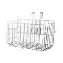 Корзина для велосипеда спереди и сзади - Белый