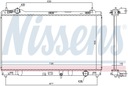 CHLODNICA, SISTEMA DE REFRIGERACIÓN DEL MOTOR NISSENS 646948 