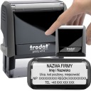 TRODAT STAMP 4913 НА 8 СТРОК ДИЗАЙН КОРПОРАТИВНОГО ЛИЧНОГО ОФИСА + ЛАСТИК