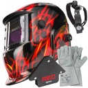 АВТОЗАТЕМНЕНИЕ СВАРОЧНЫЙ ШЛЕМ-МАСКА НАБОР РУЧНЫХ ПЕРЧАТОК УГЛОВЫХ ПЕРЧАТОК