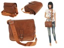 Элегантная женская коричневая сумка-мессенджер 68011e Brown