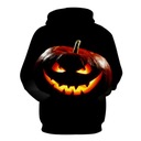 Mikina Halloween Scary tekvicová pánska hlava s kapucňou zima vonkajší krytý sw Dominujúci materiál syntetický hodváb