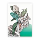 Цветочный постер на голову, формат А2!