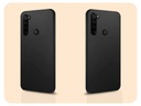 Puzdro pre Xiaomi Redmi Note 8t (Čierne, Matné, Puzdro Slim) + SKLO 9H Vyhradená značka Xiaomi