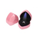 Светодиодная коробка для обручального кольца, свадебный подарок