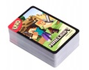 UNO Minecraft Cards 112 Карточная игра Uno для детей Creeper Steve Maincraft