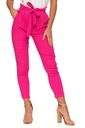 Женские эластичные брюки, модные, элегантные, розовые, удобные, с высокой талией MORAJ L