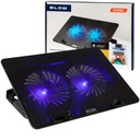 ПОДСТАВКА ОХЛАЖДАЮЩАЯ ПОДСТАВКА ДЛЯ НОУТБУКА 12–17 РЕГУЛИРУЕМЫЕ 2 ВЕНТИЛЯТОРА С USB-СВЕТОДИОДАМИ USB